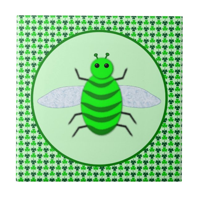 Azulejo Abeja y rocas de San Patricio (Frente)