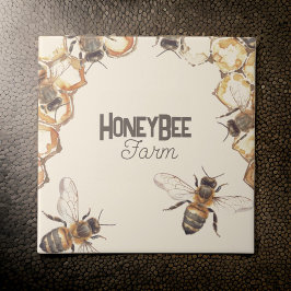 Azulejo Abejas de miel de la granja HoneyBee | Mosaico cer