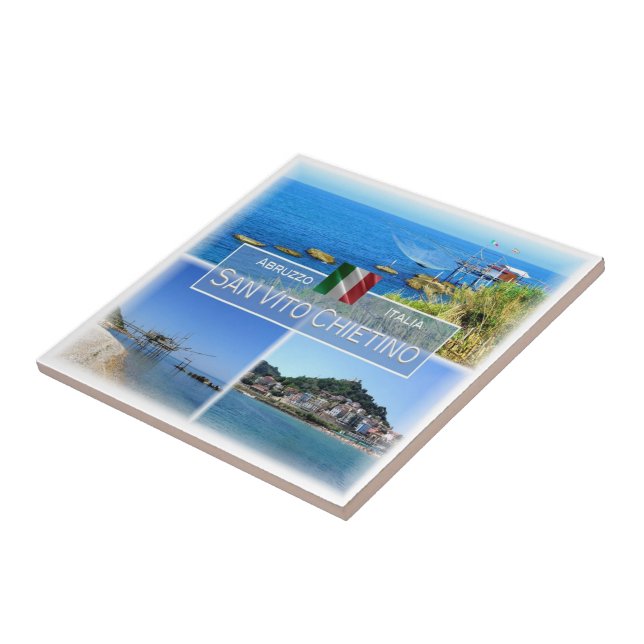 Azulejo ABR003 SAN VITO CHIETINO, Abruzzo, (Lado)