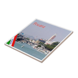 Azulejo ABR011 PESCARA, Abruzzo, Italia,