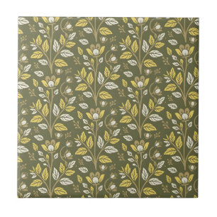Azulejo Abraza la naturaleza con elegantes patrones floral