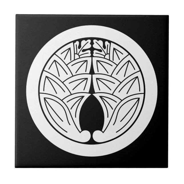 Azulejo Abrazando en círculo a los dedos de las manos japo (Frente)