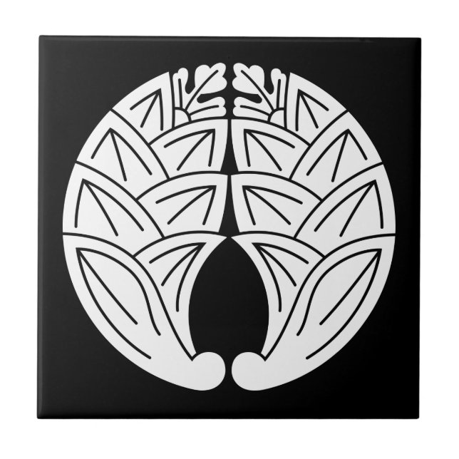 Azulejo Abrazando jengibres japoneses (Frente)