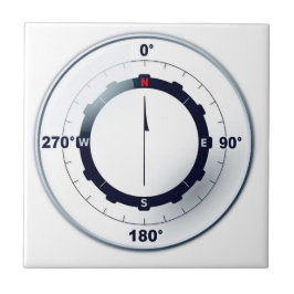 Azulejo Abrújula náutica