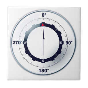 Azulejo Abrújula náutica