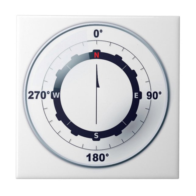 Azulejo Abrújula náutica (Frente)