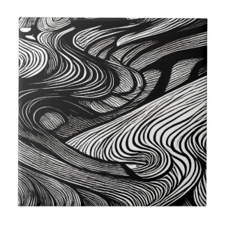 AZULEJO ABSTRACT BLACK AND WHITE
