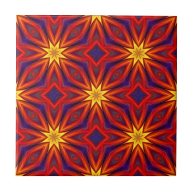 Azulejo Abstract Colorful Pattern (Frente)