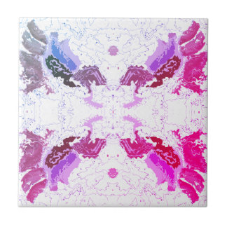 Azulejo Abstract Pink and Purple