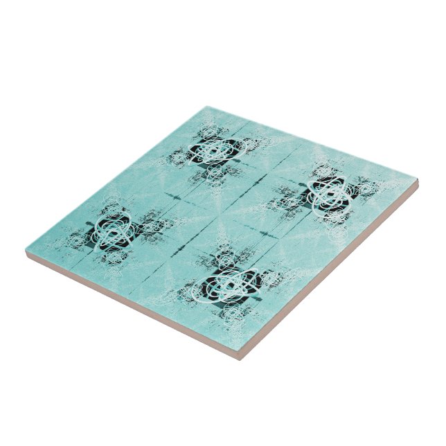 Azulejo Abstracto Espiral Delight Ceramic Tile (Lado)