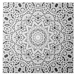 Azulejo Abstracto moderno sin costuras ornamental blanco n