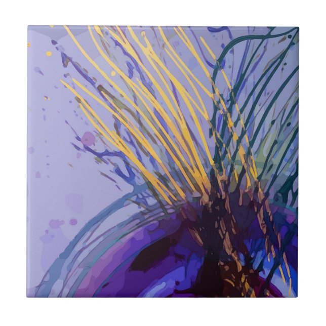 Azulejo Abstracto Splatt Ceramic Tile (Frente)