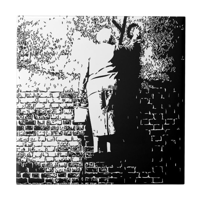 Azulejo Abuela de la pintada (Frente)