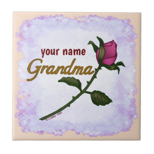 Azulejo Abuela Rosebud