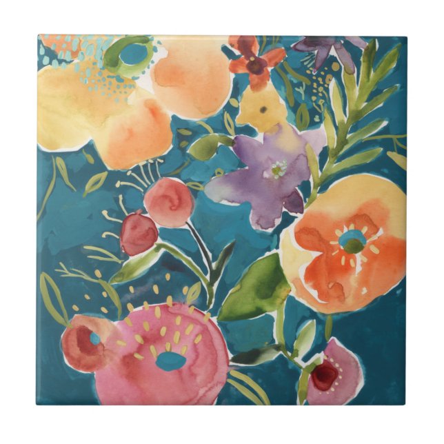 Azulejo Abundant Florals I (Frente)