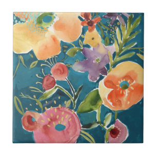 Azulejo Abundantes Florals I