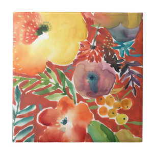 Azulejo Abundantes Florals III