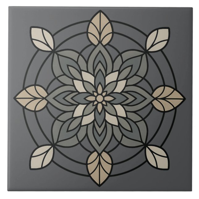 Azulejo Accent de lujo inspirado en vidrio (Frente)