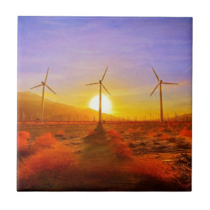 Azulejo Accionado por el viento