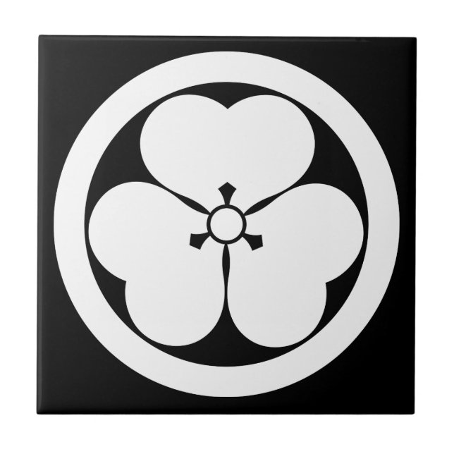 Azulejo Acedera de madera en círculo (Frente)