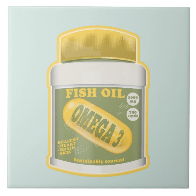 Azulejo Aceite de pez Omega 3 (Frente)