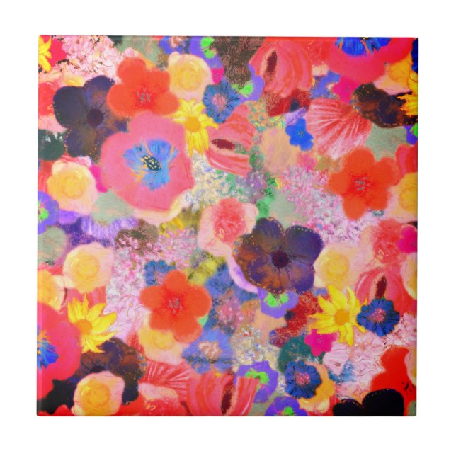 Azulejo Aceites de flores (Frente)
