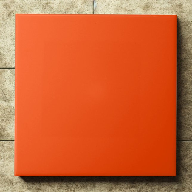 Azulejo Acento de declaración roja de Naranja negrita (Subido por el creador)