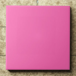 Azulejo Acento vibrante rosado caliente
