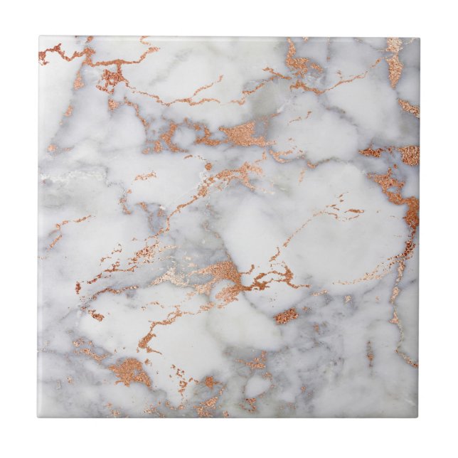 Azulejo Acentos de arena y patrón abstracto blanco (Frente)