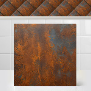 Azulejo Acero Corten Industrial Acabado en Hierro Oxidado 