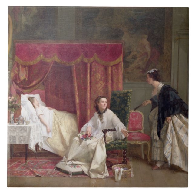 Azulejo Acogiendo con satisfacción al visitante, 1867 (Frente)