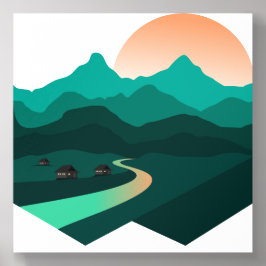 Azulejo Acrílico Canción de Montaña | Edición Única