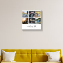 Love Dog Family Portrait Collage Design