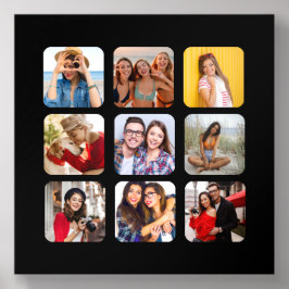 Azulejo Acrílico Personalizado de plantilla de Collage de fotos sen