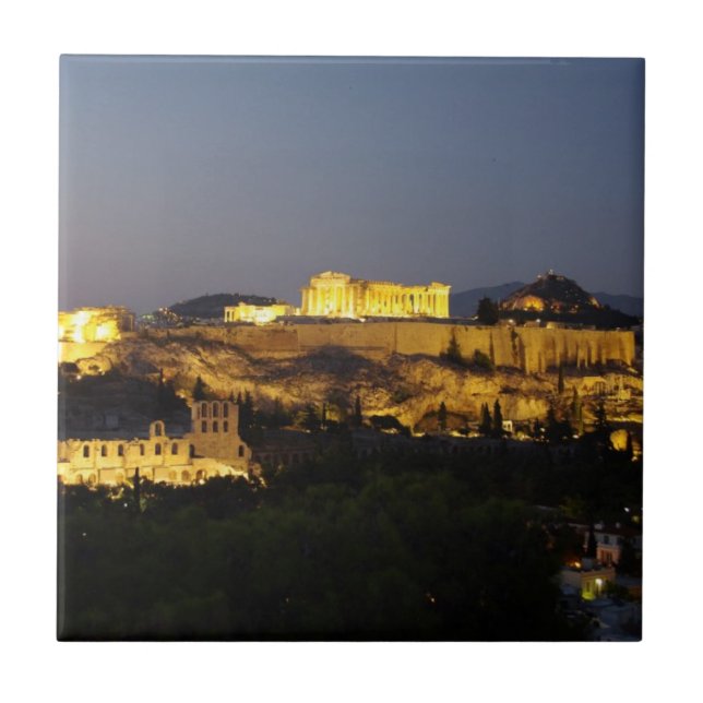 Azulejo Acrópolis - Atenas (Frente)