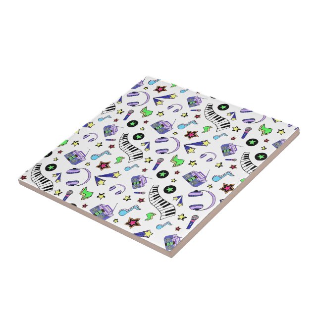 Azulejo Activar la música (Lado)