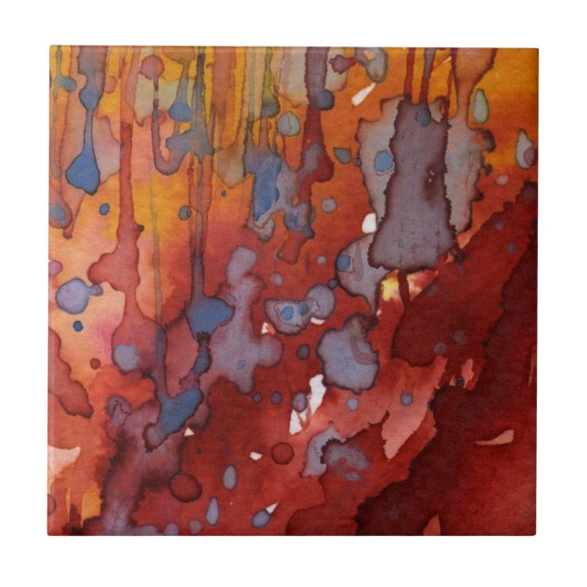 Azulejo acuarela 7 del fondo (Frente)