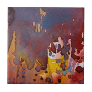 Azulejo acuarela 8 del fondo