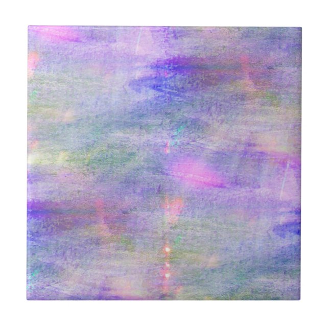 Azulejo acuarela azul, rosada inconsútil del amarillo del (Frente)