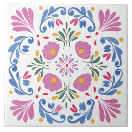 Azulejo Acuarela de jardín popular