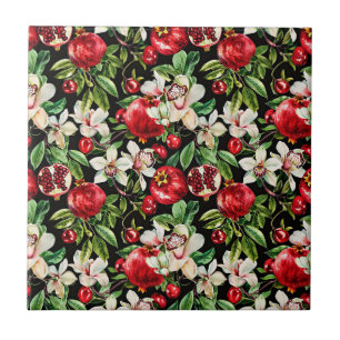 Azulejo acuarela esboza un patrón detallado y elegante de 