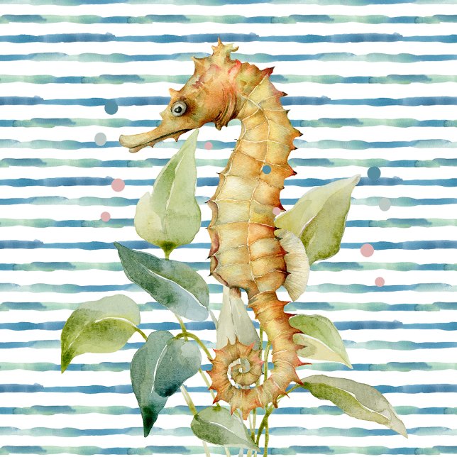 Azulejo Acuarela SEAHORSE -Costa, Náutica Playa (Subido por el creador)