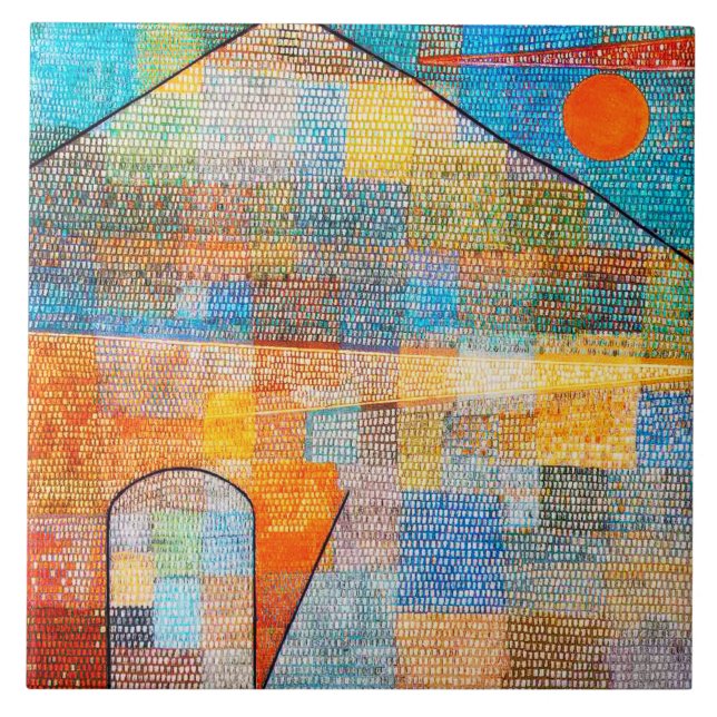 Azulejo Ad Parnassum, Paul Klee (Frente)