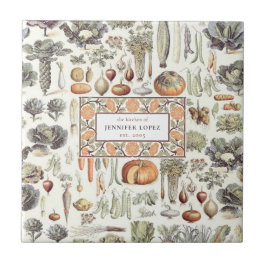 Azulejo Adolphe Millot Vegetable