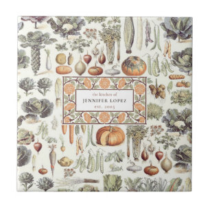 Azulejo Adolphe Millot Vegetable