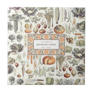 Azulejo Adolphe Millot Vegetable
