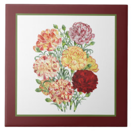 Azulejo adorable decoración vintage floral cerámica