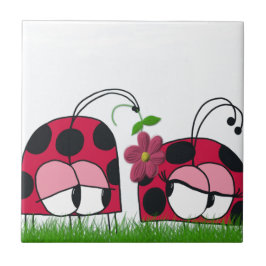 Azulejo Adorable Ladybug Wooooh Su Nuevo Personalizado De 