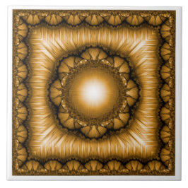 Azulejo Adorno geométrico radiante brillante