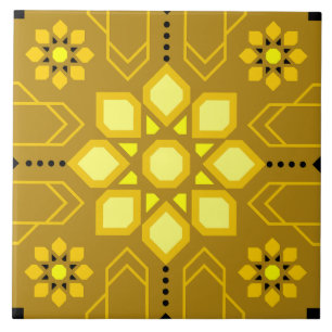 Azulejo Adorno rico en estilo mosaico islámico